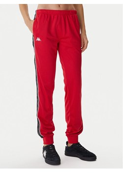 Kappa Spodnie dresowe cz303R5K0 Czerwony Slim Fit ze sklepu MODIVO w kategorii Spodnie damskie - zdjęcie 186344987