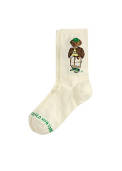 Polo Ralph Lauren Skarpety długie 455982926001 Écru ze sklepu MODIVO w kategorii Skarpetki męskie - zdjęcie 186345157
