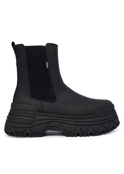 Buffalo Sztyblety Fusion Chelsea 1270098 Czarny ze sklepu MODIVO w kategorii Botki - zdjęcie 186345195