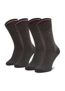 Tommy Hilfiger Skarpety długie 100001496 Szary ze sklepu MODIVO w kategorii Skarpetki męskie - zdjęcie 186345256