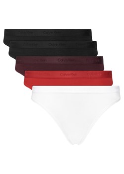 Calvin Klein Underwear Komplet 5 par fig klasycznych LV00QD5360 Kolorowy ze sklepu MODIVO w kategorii Majtki damskie - zdjęcie 186345346