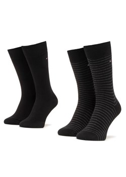 Tommy Hilfiger Skarpety długie 100001496 Czarny ze sklepu MODIVO w kategorii Skarpetki męskie - zdjęcie 186345426