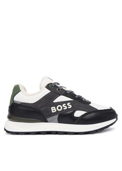 BOSS Sneakersy J52560 M Czarny ze sklepu MODIVO w kategorii Buty sportowe dziecięce - zdjęcie 186345546