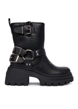 Buffalo Botki Bravr Biker Lo 1220067 Czarny - id: 0000305606440 - marki Buffalo - 186345587 Buffalo Botki Bravr Biker Lo 1220067 Czarny ze sklepu MODIVO w kategorii Botki - zdjęcie 186345587