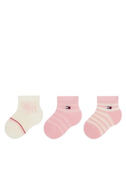 Tommy Hilfiger Skarpety krótkie 701236342 Różowy ze sklepu MODIVO w kategorii Skarpetki dziecięce - zdjęcie 186345616