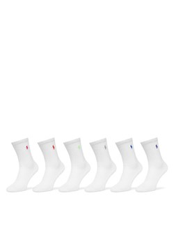 Polo Ralph Lauren Skarpety długie 455972889003 Biały ze sklepu MODIVO w kategorii Skarpetki damskie - zdjęcie 186345629