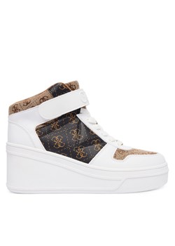 Guess Sneakersy FLFRUK FAL12 Beżowy ze sklepu MODIVO w kategorii Buty sportowe damskie - zdjęcie 186345648