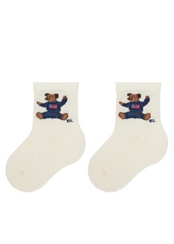 Polo Ralph Lauren Skarpety długie 441P03156001 Écru ze sklepu MODIVO w kategorii Skarpetki dziecięce - zdjęcie 186345689
