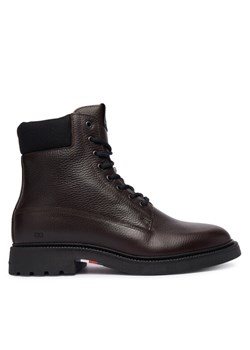 Tommy Hilfiger Kozaki Comfort Lwt Wrm Mx FM0FM05595 Brązowy ze sklepu MODIVO w kategorii Buty zimowe męskie - zdjęcie 186345825