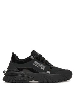 Versace Jeans Couture Sneakersy 79YA3SIB ZSC91 Czarny ze sklepu MODIVO w kategorii Buty sportowe męskie - zdjęcie 186349345