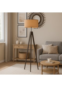 Nowoczesna lampa stojąca z podstawą w stylu statywu i abażurem HAITI ECO ze sklepu Lysne w kategorii Lampy podłogowe - zdjęcie 186350109