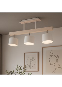 Drewniana lampa sufitowa HOLLYWOOD 3-punktowa regulowana LED ze sklepu Lysne w kategorii Lampy wiszące - zdjęcie 186350157