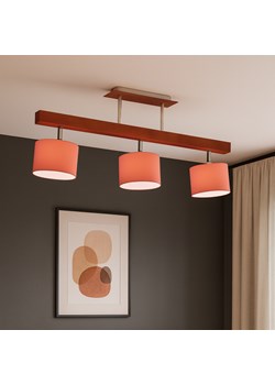 Nowoczesny plafon sufitowy w stylu art deco HOLLYWOOD z czerwonymi kloszami z regulacją ze sklepu Lysne w kategorii Lampy wiszące - zdjęcie 186350186
