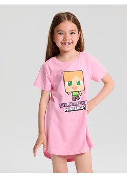 Sinsay - Koszula nocna Minecraft - różowy ze sklepu Sinsay w kategorii Piżamy dziecięce - zdjęcie 186350327