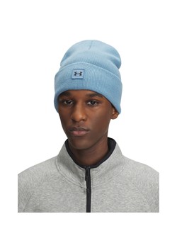 Męska czapka zimowa Under Armour UA Halftime Cuff - niebieska ze sklepu Sportstylestory.com w kategorii Czapki zimowe męskie - zdjęcie 186350836