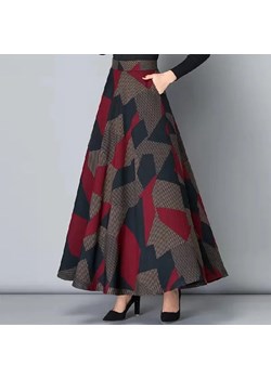 Elegancka spódnica maxi we wzory - M ze sklepu Intimica.pl w kategorii Spódnice - zdjęcie 186356507