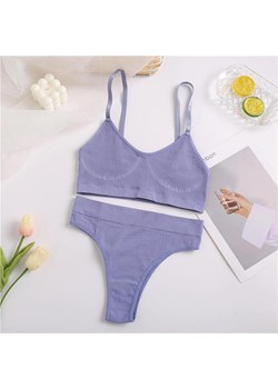 Komplet bielizny - Niebieski S/M ze sklepu Intimica.pl w kategorii Komplety bielizny damskiej - zdjęcie 186359286