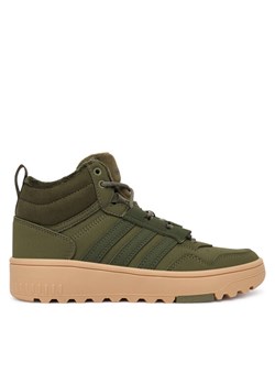 Sneakersy adidas Hoops 4.0 Mid JQ5363 Khaki ze sklepu eobuwie.pl w kategorii Buty sportowe dziecięce - zdjęcie 186371598