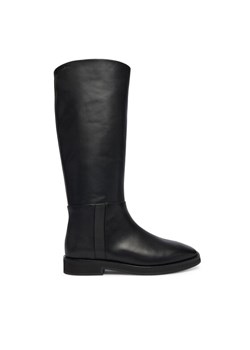Kozaki Calvin Klein Formal Utk Boot Lth HW0HW02599 Czarny ze sklepu eobuwie.pl w kategorii Kozaki damskie - zdjęcie 186371599