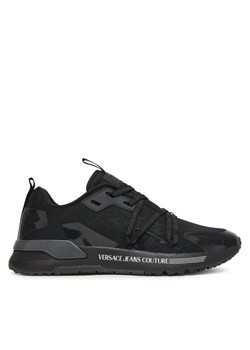 Sneakersy Versace Jeans Couture 79YA3SA8 ZSD07 Czarny ze sklepu eobuwie.pl w kategorii Buty sportowe męskie - zdjęcie 186371748