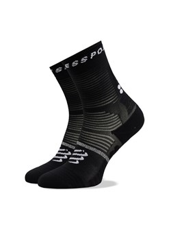 Skarpety długie Compressport Pro Marathon V 2.0 SMCU3789002 Czarny ze sklepu eobuwie.pl w kategorii Skarpetki damskie - zdjęcie 186371809