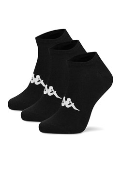 Skarpety krótkie Kappa Z4441 AW24 (3-PACK) Czarny ze sklepu eobuwie.pl w kategorii Skarpetki damskie - zdjęcie 186371918