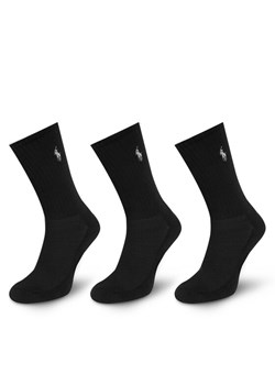 Skarpety długie Polo Ralph Lauren 455918021002 Czarny ze sklepu eobuwie.pl w kategorii Skarpetki damskie - zdjęcie 186372258