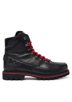 Bogner Trapery Helsinki S 26 12546833 Czarny ze sklepu MODIVO w kategorii Buty zimowe męskie - zdjęcie 186375466