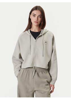 adidas by Stella McCartney Bluza JX6781 Szary Loose Fit ze sklepu MODIVO w kategorii Bluzy damskie - zdjęcie 186375478