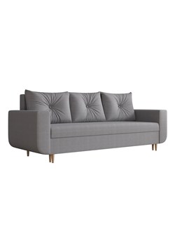 Szara rozkładana sofa z pojemnikiem na pościel P8-T06 ze sklepu Edinos.pl w kategorii Sofy i kanapy - zdjęcie 186376727