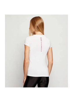 EA7 T-shirt | Slim Fit ze sklepu Gomez Fashion Store w kategorii Bluzki damskie - zdjęcie 186376769