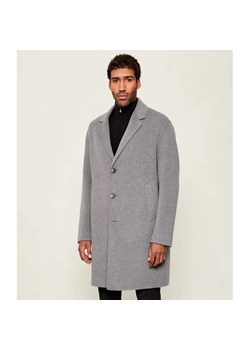 BOSS BLACK Wełniany płaszcz C-Cale-DF-254F - id: BB255M000291072 - marki BOSS HUGO BOSS - 186378145 BOSS BLACK Wełniany płaszcz C-Cale-DF-254F ze sklepu Gomez Fashion Store w kategorii Płaszcze męskie - zdjęcie 186378145