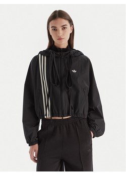 adidas Kurtka przejściowa Ribbon Off Placed 3-Stripes JX2698 Czarny Oversize ze sklepu MODIVO w kategorii Kurtki damskie - zdjęcie 186378987