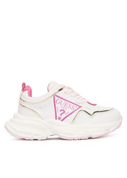 Guess Sneakersy K5BZ50 WO120 Biały ze sklepu MODIVO w kategorii Buty sportowe dziecięce - zdjęcie 186378999