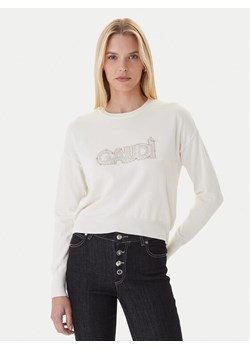 Gaudi Sweter 521BD53023 Beżowy Regular Fit ze sklepu MODIVO w kategorii Swetry damskie - zdjęcie 186379037