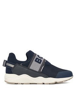 BOSS Sneakersy J52556 M Granatowy ze sklepu MODIVO w kategorii Buty sportowe dziecięce - zdjęcie 186379116