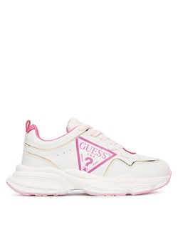 Sneakersy Guess J5BZ50 WO120 Biały ze sklepu eobuwie.pl w kategorii Buty sportowe dziecięce - zdjęcie 186380746