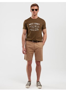 BIG STAR Koszulka &quot;Reddrez&quot; w kolorze brązowym ze sklepu Limango Polska w kategorii T-shirty męskie - zdjęcie 186381297