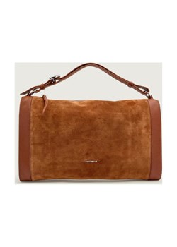 Coccinelle Torebka na ramię ELINOR | zamsz - id: CL255W000009932 - marki Coccinelle - 186381355 Coccinelle Torebka na ramię ELINOR | zamsz ze sklepu Gomez Fashion Store w kategorii Torebki damskie - zdjęcie 186381355