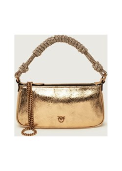 Pinko Skórzana torebka na ramię Mini Half Moon ze sklepu Gomez Fashion Store w kategorii Torebki damskie - zdjęcie 186381427