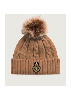 LAUREN RALPH LAUREN Czapka Crest-Patch | z dodatkiem wełny ze sklepu Gomez Fashion Store w kategorii Czapki zimowe damskie - zdjęcie 186381479