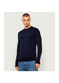 GUESS Sweter DANIEL | Slim Fit | z dodatkiem jedwabiu - id: GJ255M000046B07 - marki Guess - 186381567 GUESS Sweter DANIEL | Slim Fit | z dodatkiem jedwabiu ze sklepu Gomez Fashion Store w kategorii Swetry męskie - zdjęcie 186381567