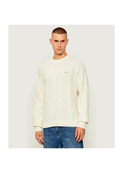 Guess Jeans Sweter | Relaxed fit | z dodatkiem wełny ze sklepu Gomez Fashion Store w kategorii Swetry męskie - zdjęcie 186381608