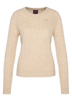 Robe di Kappa Sweter Jolie 65116CW Beżowy Regular Fit ze sklepu MODIVO w kategorii Swetry damskie - zdjęcie 186383135
