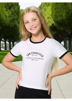 Sinsay - Koszulka z napisem - biały ze sklepu Sinsay w kategorii Bluzki dziewczęce - zdjęcie 186383286