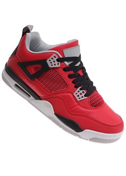 Czerwone wysokie buty sportowe męskie /C2-3 17963 W308/ ze sklepu Pantofelek24.pl w kategorii Trampki męskie - zdjęcie 186384105