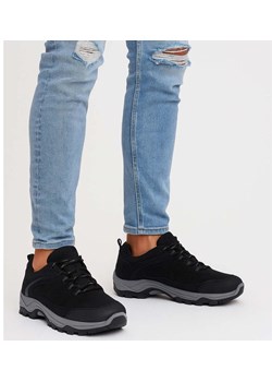 Czarne męskie buty trekkingowe /G12-1 18176  T389/ - id: 33089 - marki Pantofelek24.pl - 186384989 Czarne męskie buty trekkingowe /G12-1 18176  T389/ ze sklepu Pantofelek24.pl w kategorii Buty trekkingowe męskie - zdjęcie 186384989