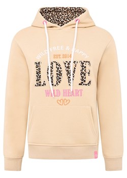 Zwillingsherz Bluza &quot;Wild Love&quot; w kolorze beżowym ze sklepu Limango Polska w kategorii Bluzy damskie - zdjęcie 186385369