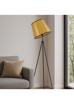 Złota lampa podłogowa w stylu glamour OSLO MIRROR ze sklepu Lysne w kategorii Lampy podłogowe - zdjęcie 186385506
