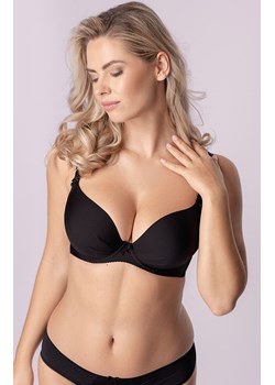 Czarny gładki biustonosz super push-up z odpinanymi ramiączkami Lili, Kolor czarny, Rozmiar 65D, Mefemi ze sklepu Intymna w kategorii Biustonosze - zdjęcie 186386068